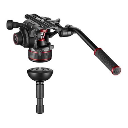 Manfrotto MVK612TWINFA - zestaw, statyw aluminiowy MVTTWINFA, głowica video MVH612AH, udźwig 12kg_Głowica_2